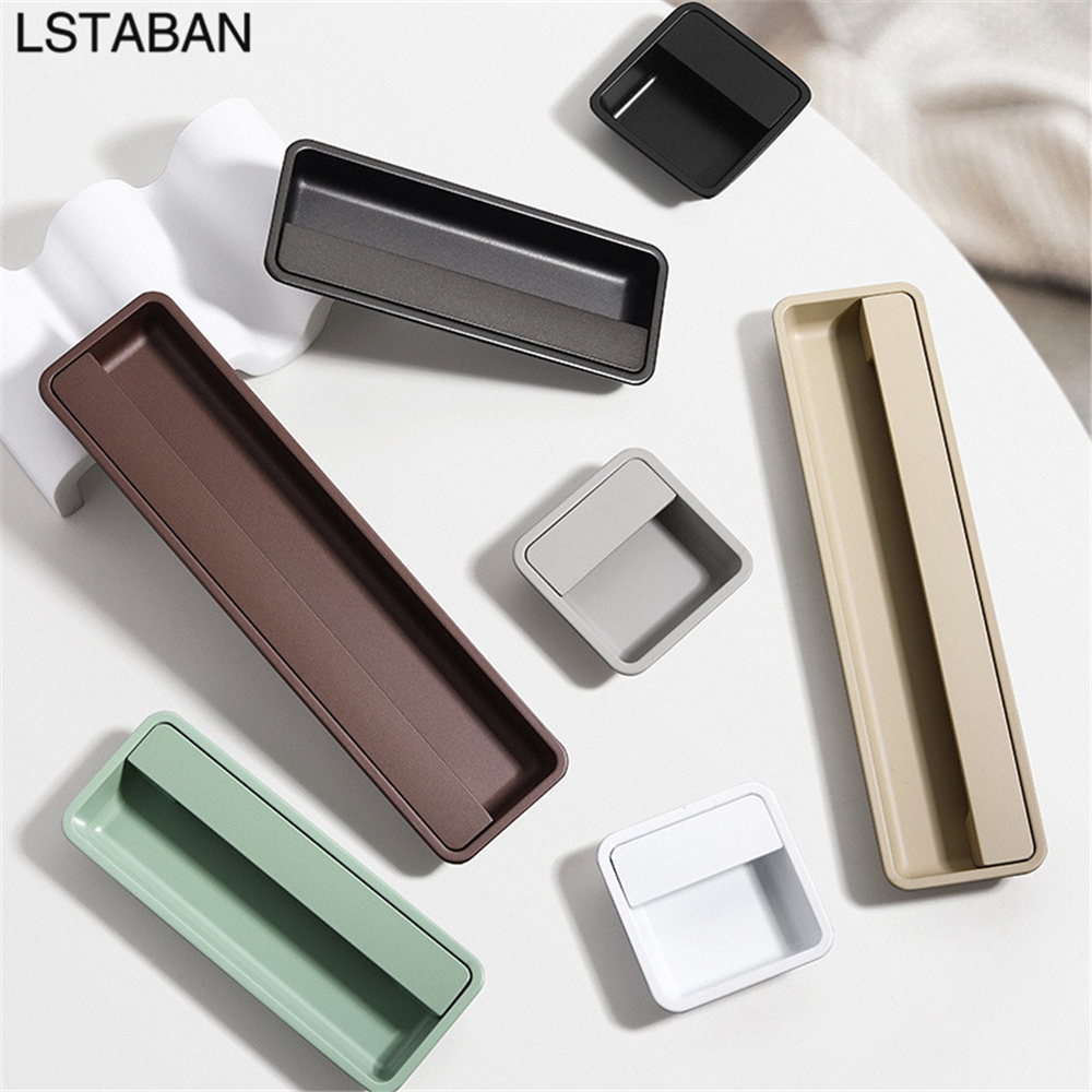 Commercial Kitchen Swing Door - Square Modern Sliding Door Handle Cabinet