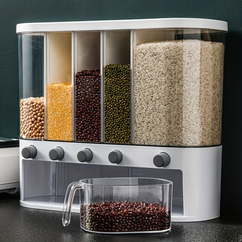Commercial Kitchen Grinder - 1pc Large Capacity Dry Food Dispenser
