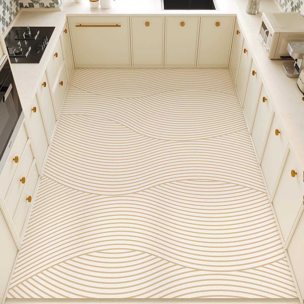 Commercial Kitchen Vinyl Flooring - PVC Kitchen Carpet Waterproof Non-slip Floor