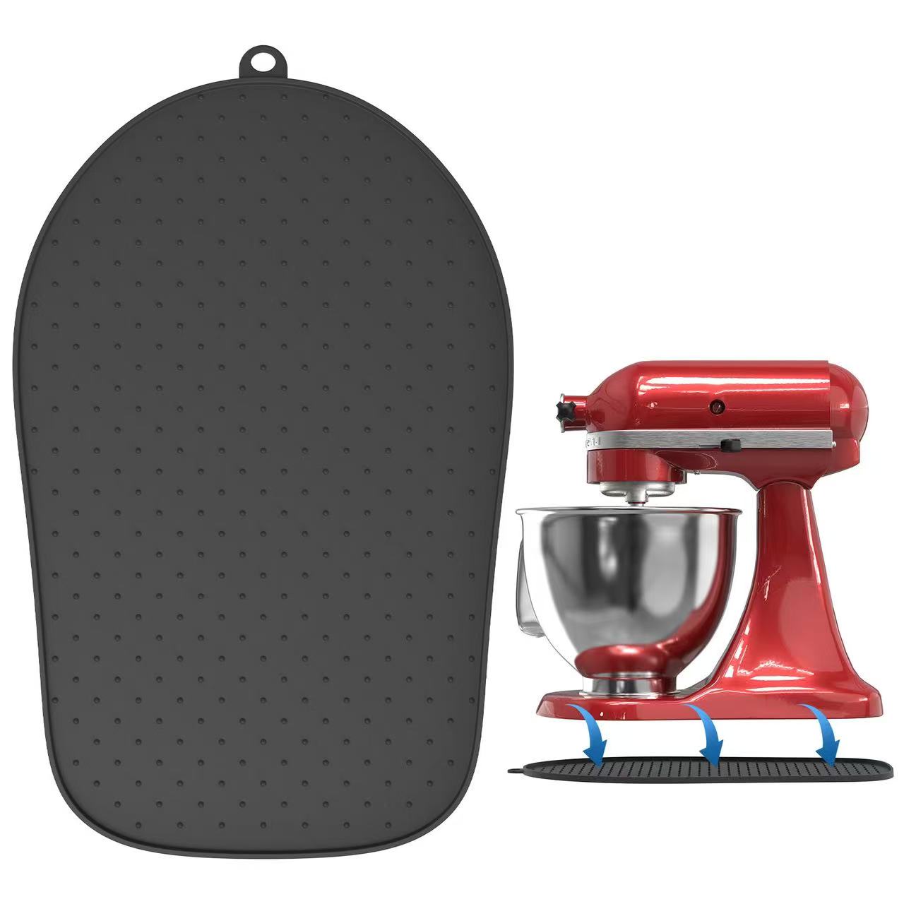 Commercial Kitchen Aid Mixer - Silicone Sliding Mat for KitchenAid Stand