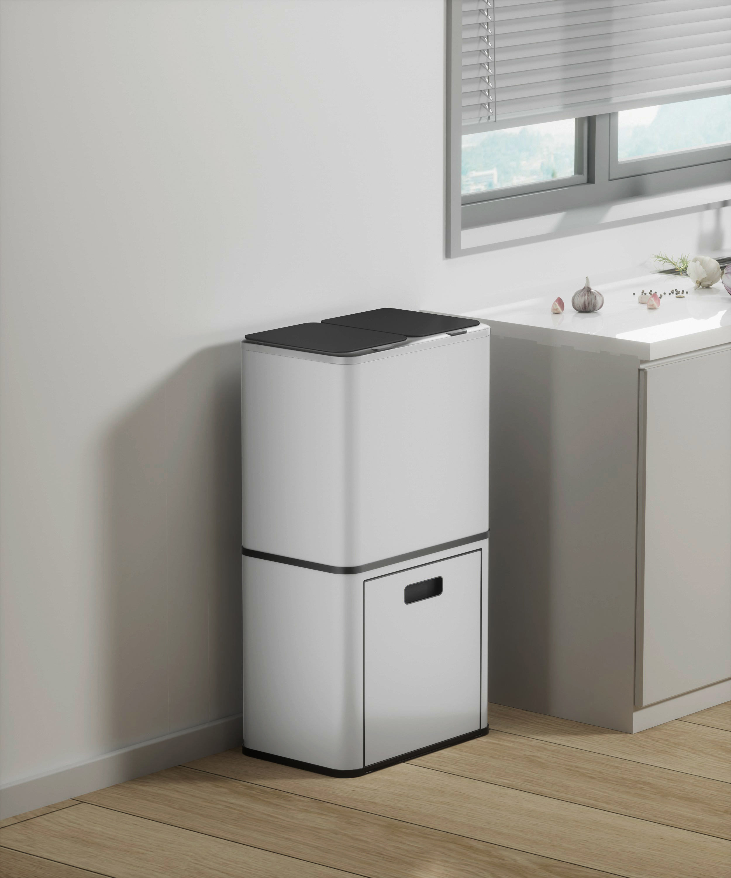 Commercial Kitchen Trash Can - 2025 hot sale Diaper Bin Stainless