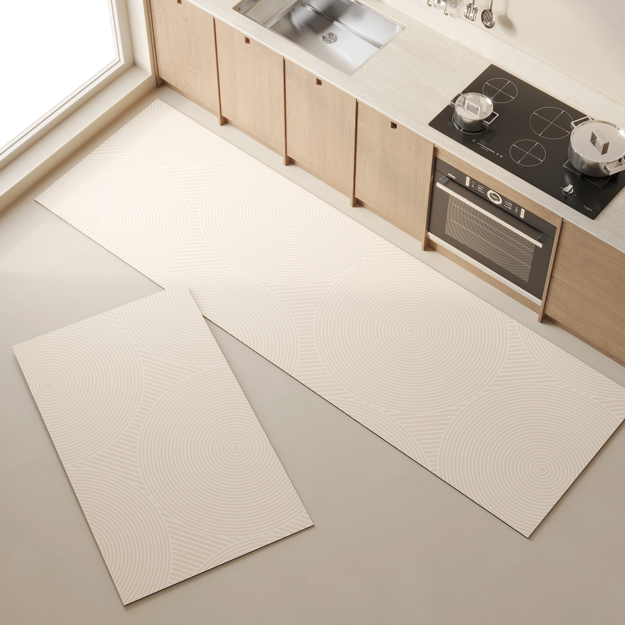 Commercial Kitchen Vinyl Flooring - Kitchen Floor Mat Pvc Waterproof Oil-proof
