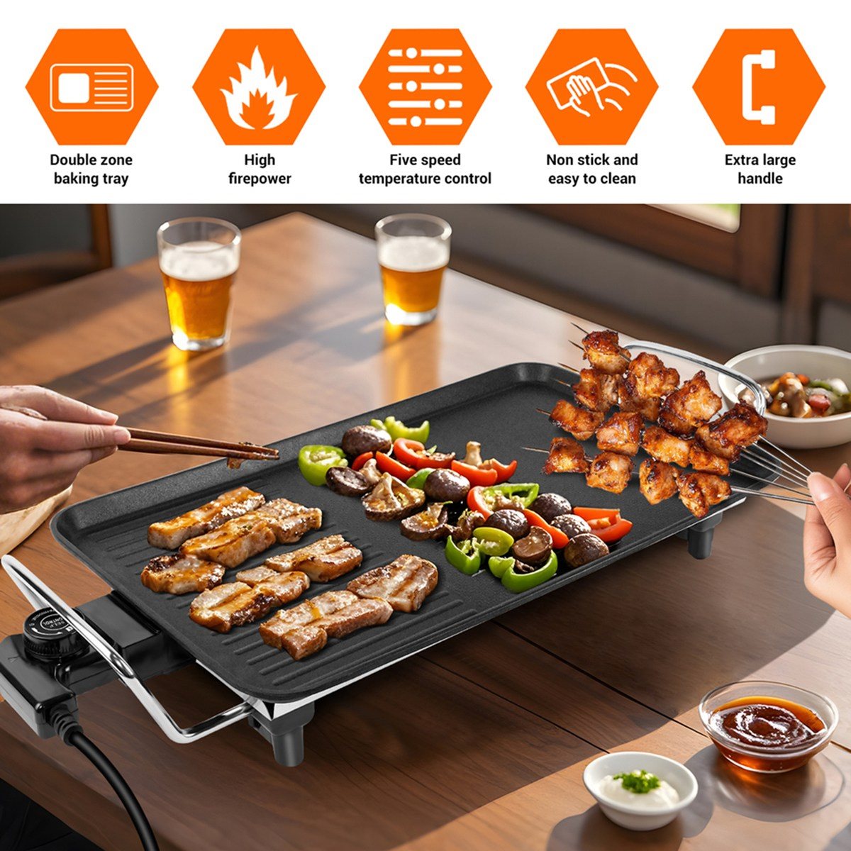 (ABHW) Table-Top Electric Tepp - Teppanyaki Grill Table recensione e prezzo