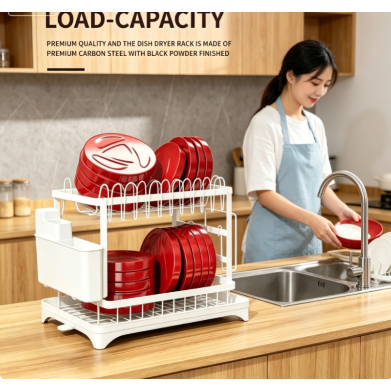 Space Saving 2-Tier Dish Dryin - Commercial Kitchen Floor Drain recensione e prezzo