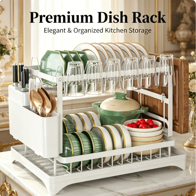 Space Saving 2-Tier Dish Dryin - Commercial Kitchen Floor Drain recensione e prezzo