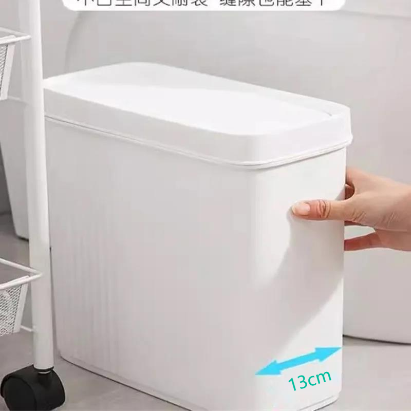 Slim Bathroom Trash Can 13cm N - Commercial Kitchen Trash Can recensione e prezzo