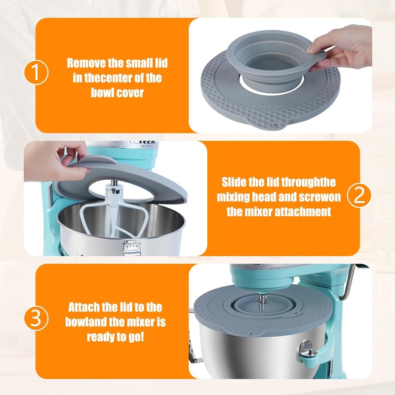 Silicone Mixer Bowl Cover Comp - Commercial Kitchen Aid Mixer recensione e prezzo