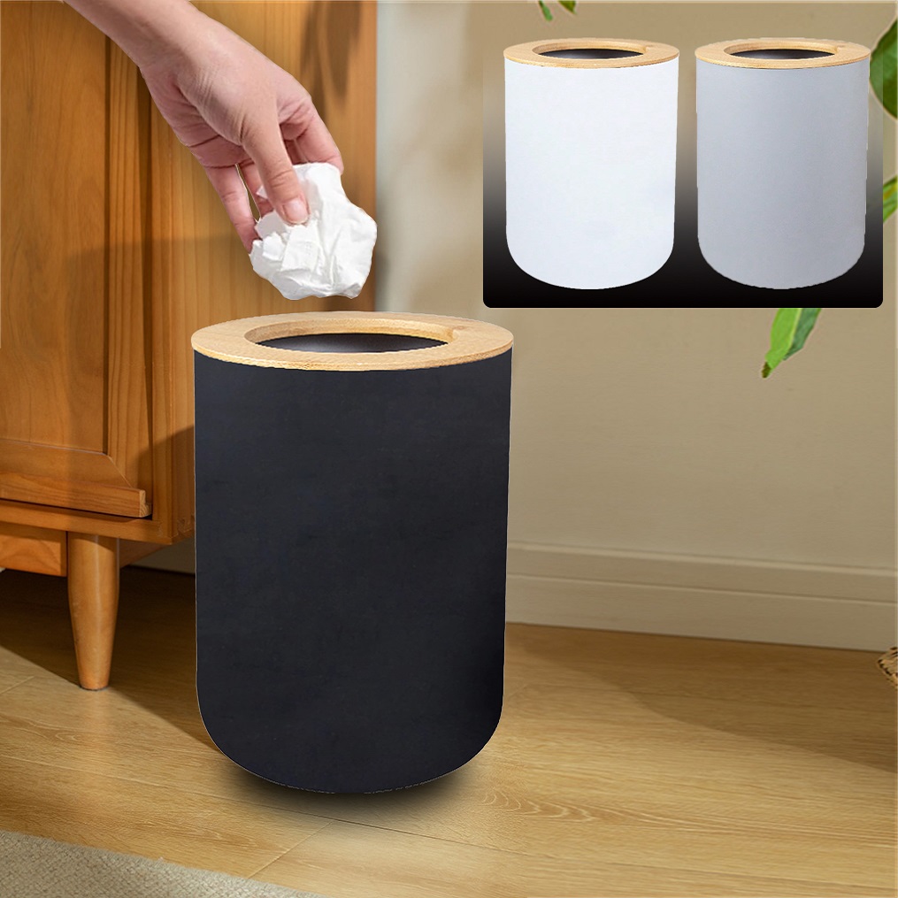 Black Plastic Trash Bin Modern - Commercial Kitchen Trash Can recensione e prezzo