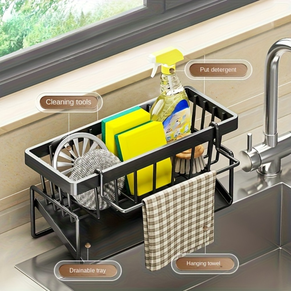 Kitchen Sink Caddy Sponge Hold - Commercial Kitchen Floor Drain recensione e prezzo