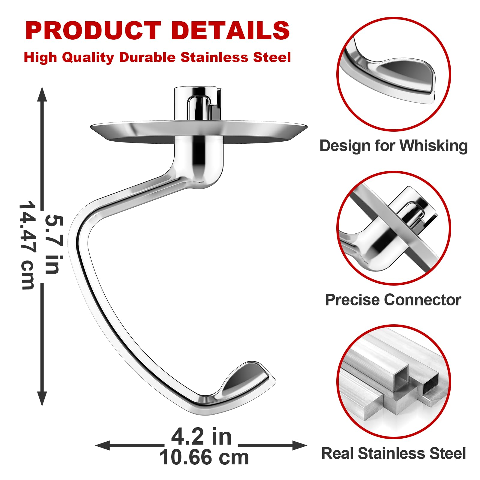GVODE Stainless Steel Dough Ho - Commercial Kitchen Aid Mixer recensione e prezzo