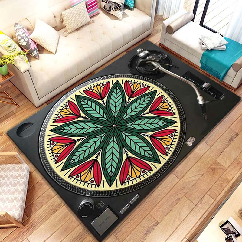 Music Vinyl Disc Player Patter - Commercial Kitchen Vinyl Flooring recensione e prezzo