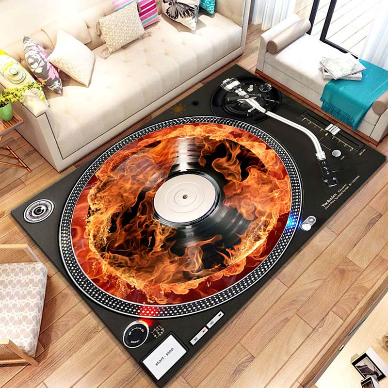 Music Vinyl Disc Player Patter - Commercial Kitchen Vinyl Flooring recensione e prezzo