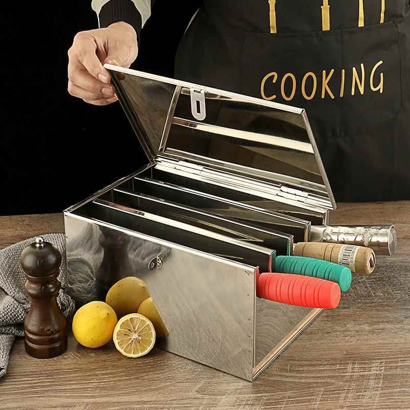Stainless Steel Knife Holder w - Commercial Kitchen Utensil Storage recensione e prezzo