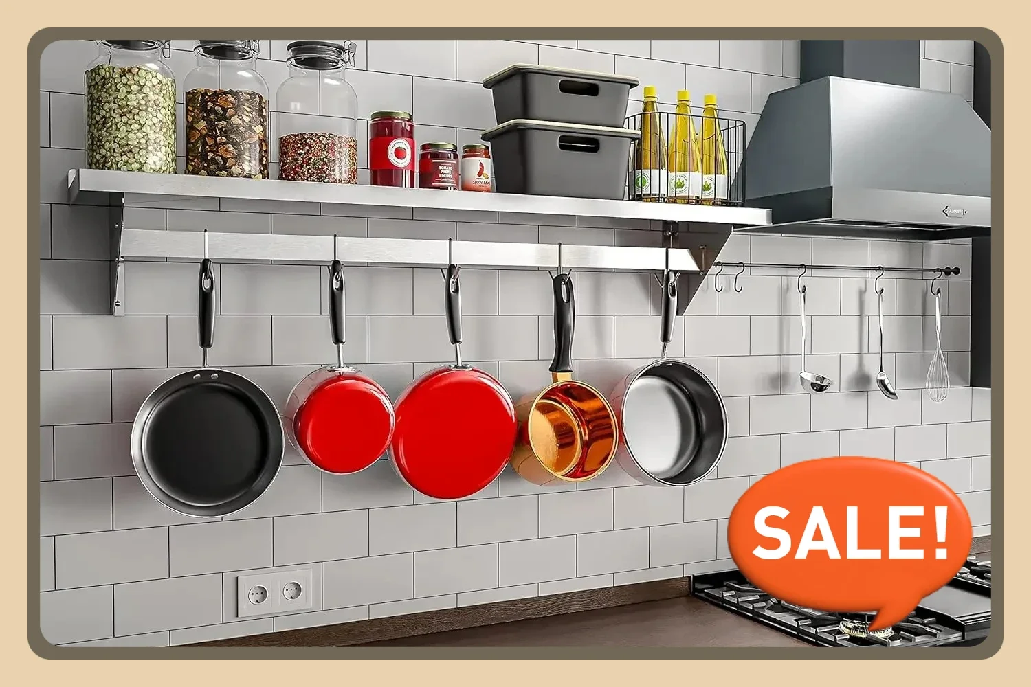 Commercial Wall Mounted, Utens - Commercial Kitchen Utensil Storage recensione e prezzo