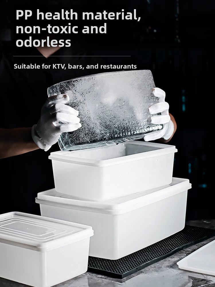 Large Ice Cube Tray Box with L - Commercial Kitchen Utensil Storage recensione e prezzo