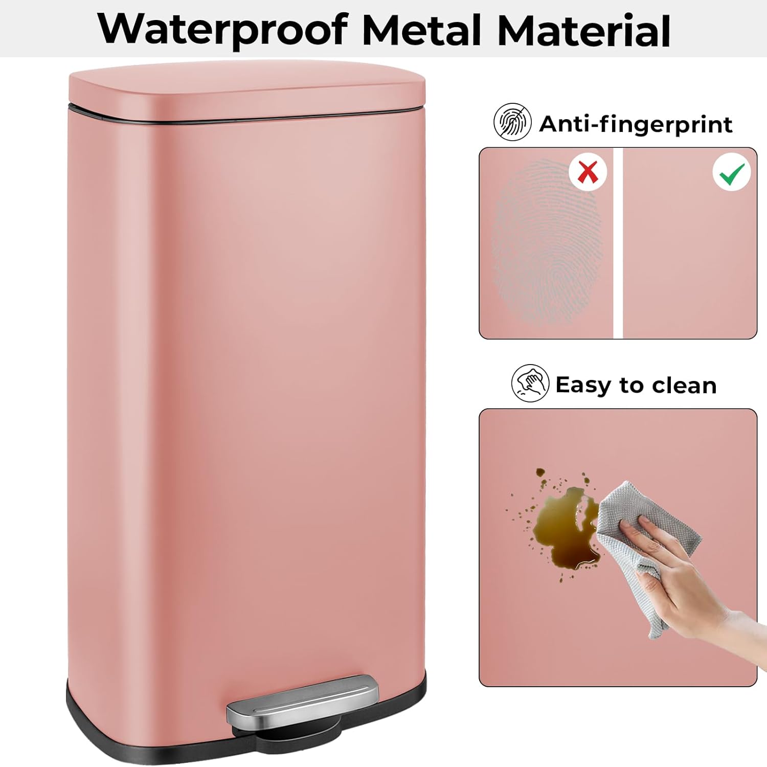 8Gal/30L Kitchen Trash Can,Ped - Commercial Kitchen Trash Can recensione e prezzo