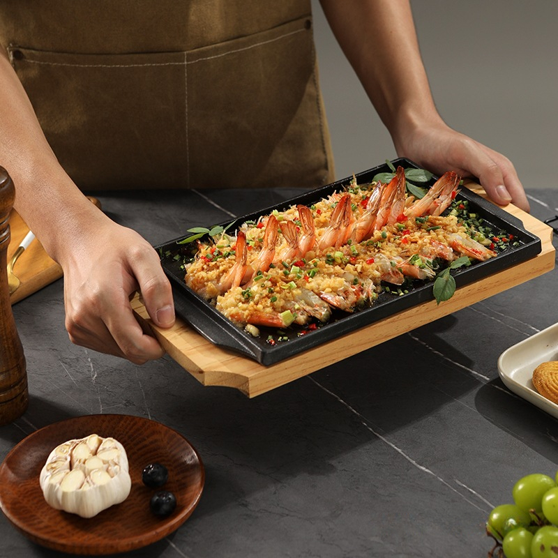 Cast Iron Rectangle Shape Rest - Teppanyaki Grill Table recensione e prezzo