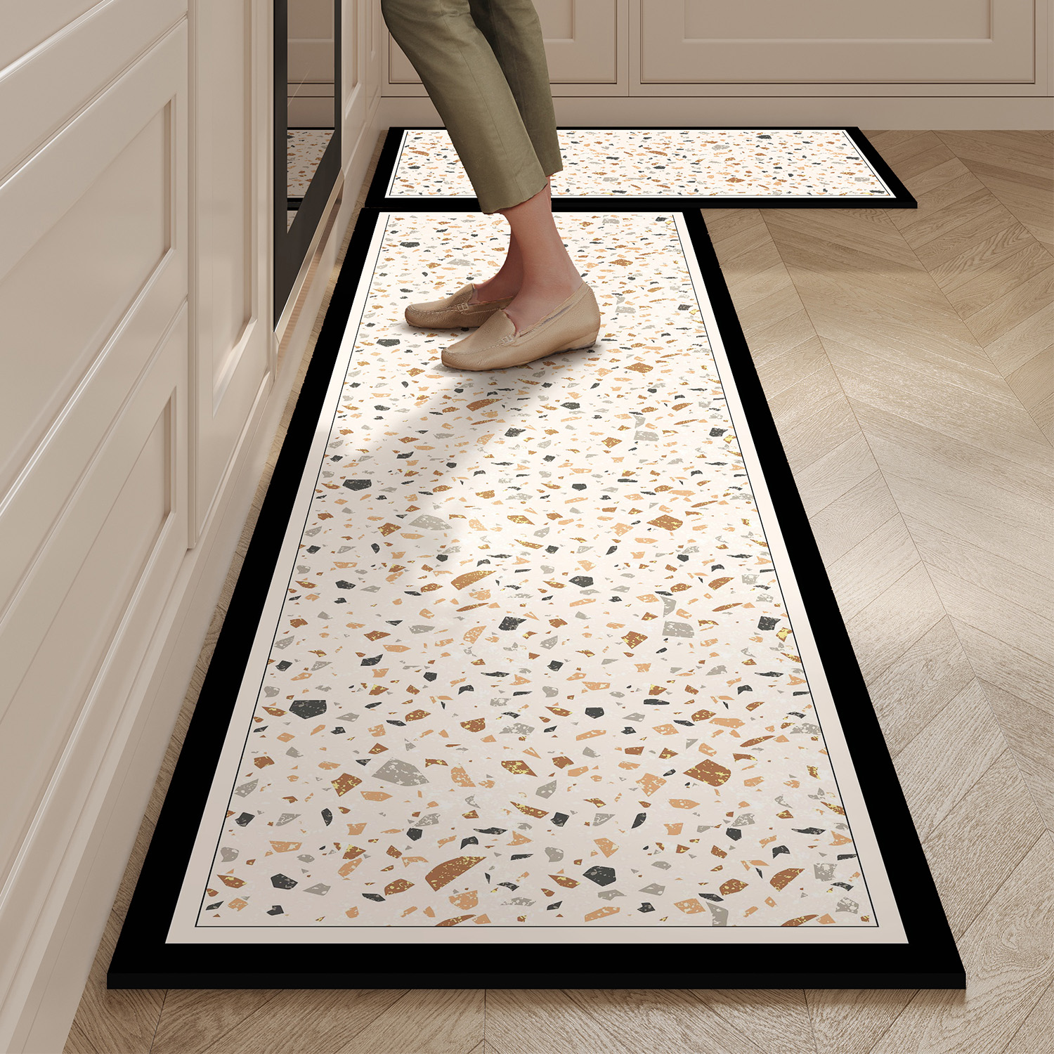 Kitchen Mat Waterproof Pvc Lea - Commercial Kitchen Vinyl Flooring recensione e prezzo