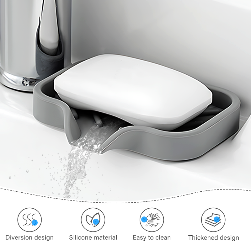 Silicone Drain Soap Box Sponge - Commercial Kitchen Floor Drain recensione e prezzo
