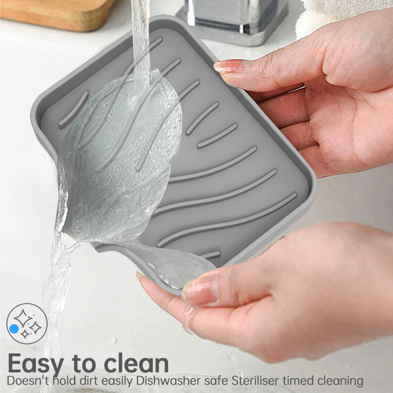 Silicone Drain Soap Box Sponge - Commercial Kitchen Floor Drain recensione e prezzo