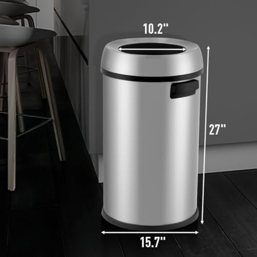 65L/17 Gallon Open Top Trash C - Commercial Kitchen Trash Can recensione e prezzo