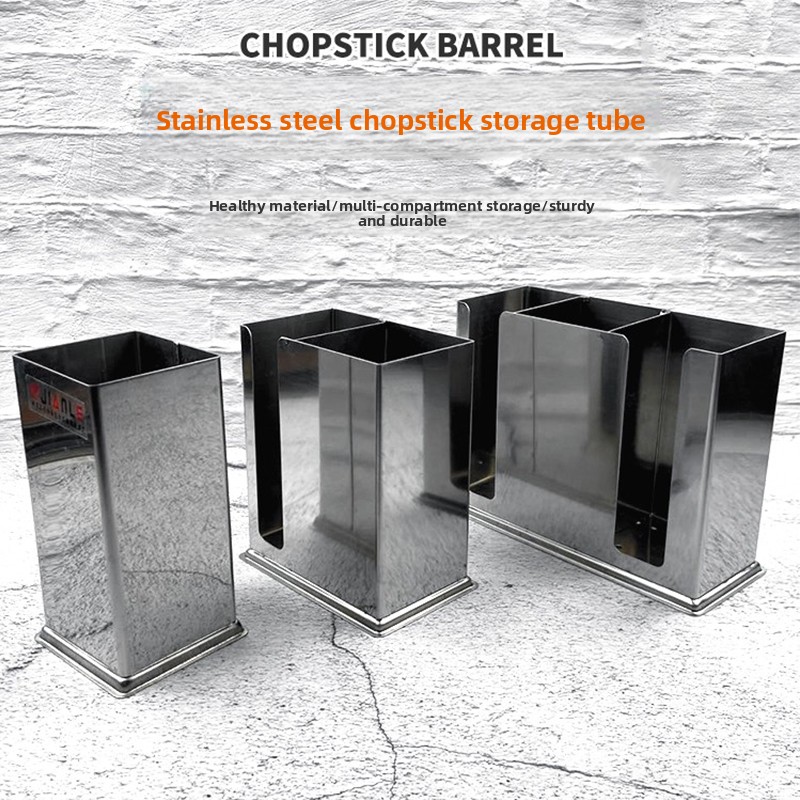 Stainless Steel Square Chopsti - Commercial Kitchen Utensil Storage recensione e prezzo