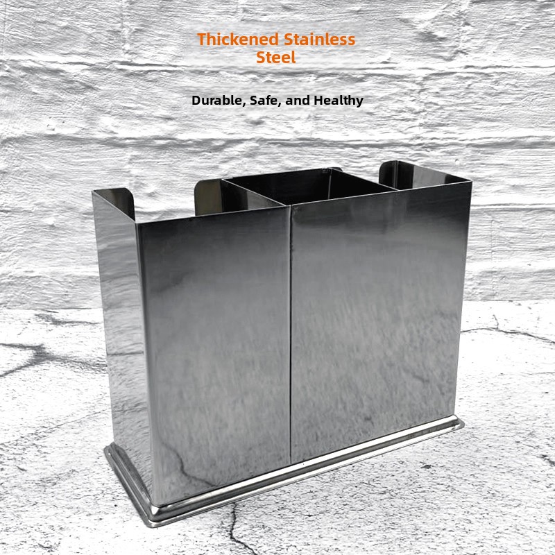Stainless Steel Square Chopsti - Commercial Kitchen Utensil Storage recensione e prezzo
