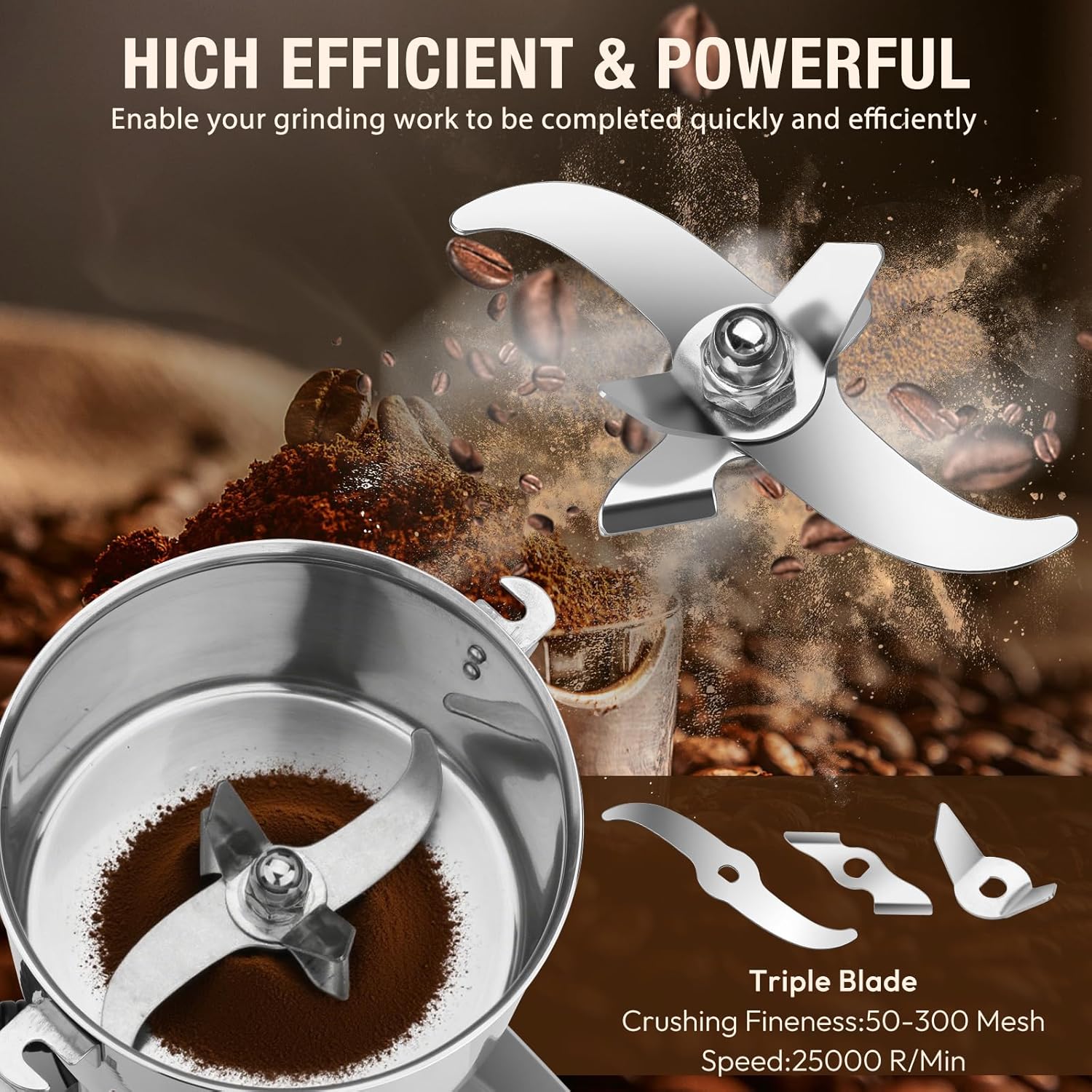 Electric Grain Mill Grinder-80 - Commercial Kitchen Grinder recensione e prezzo