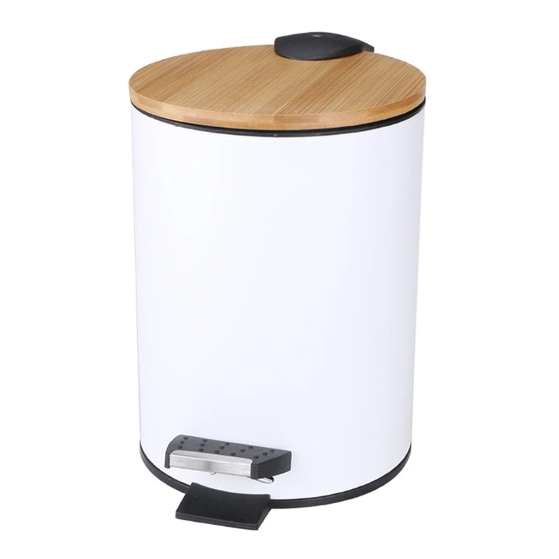 3/5L Wooden Flip Step Trash Ca - Commercial Kitchen Trash Can recensione e prezzo