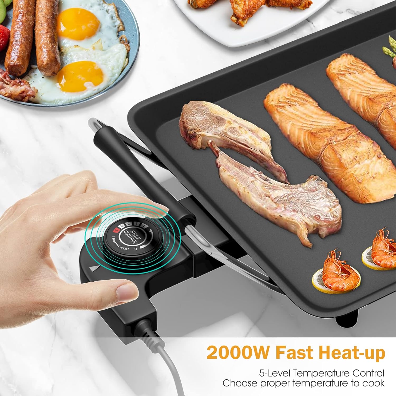 Electric Griddle 35 Inch - 200 - Teppanyaki Grill Table recensione e prezzo