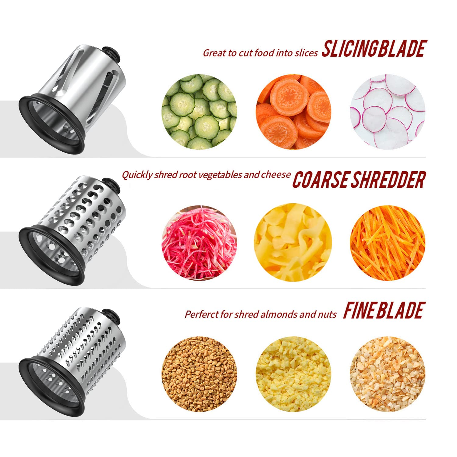 Gvode Slicer Shredder Attachme - Commercial Kitchen Aid Mixer recensione e prezzo