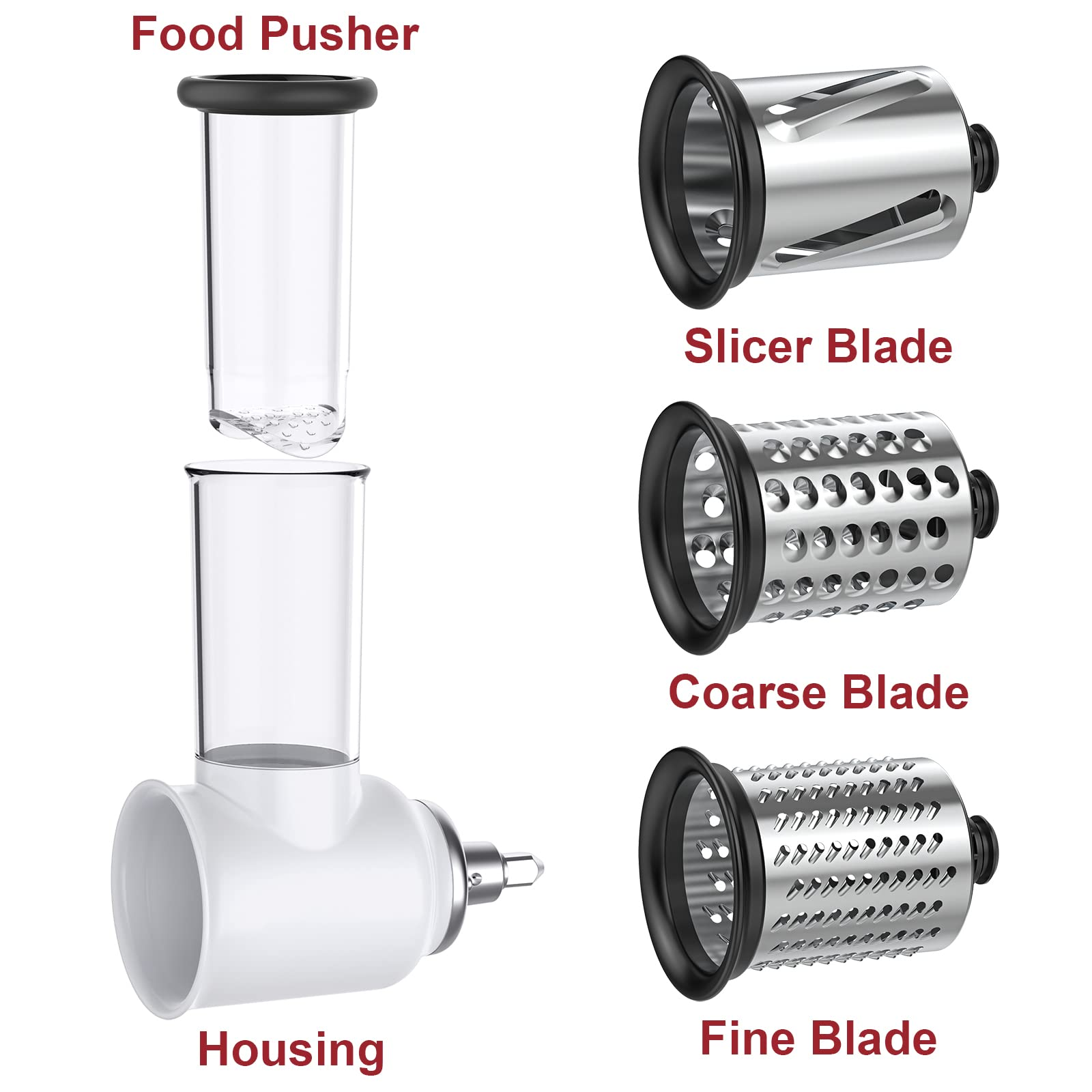 Gvode Slicer Shredder Attachme - Commercial Kitchen Aid Mixer recensione e prezzo