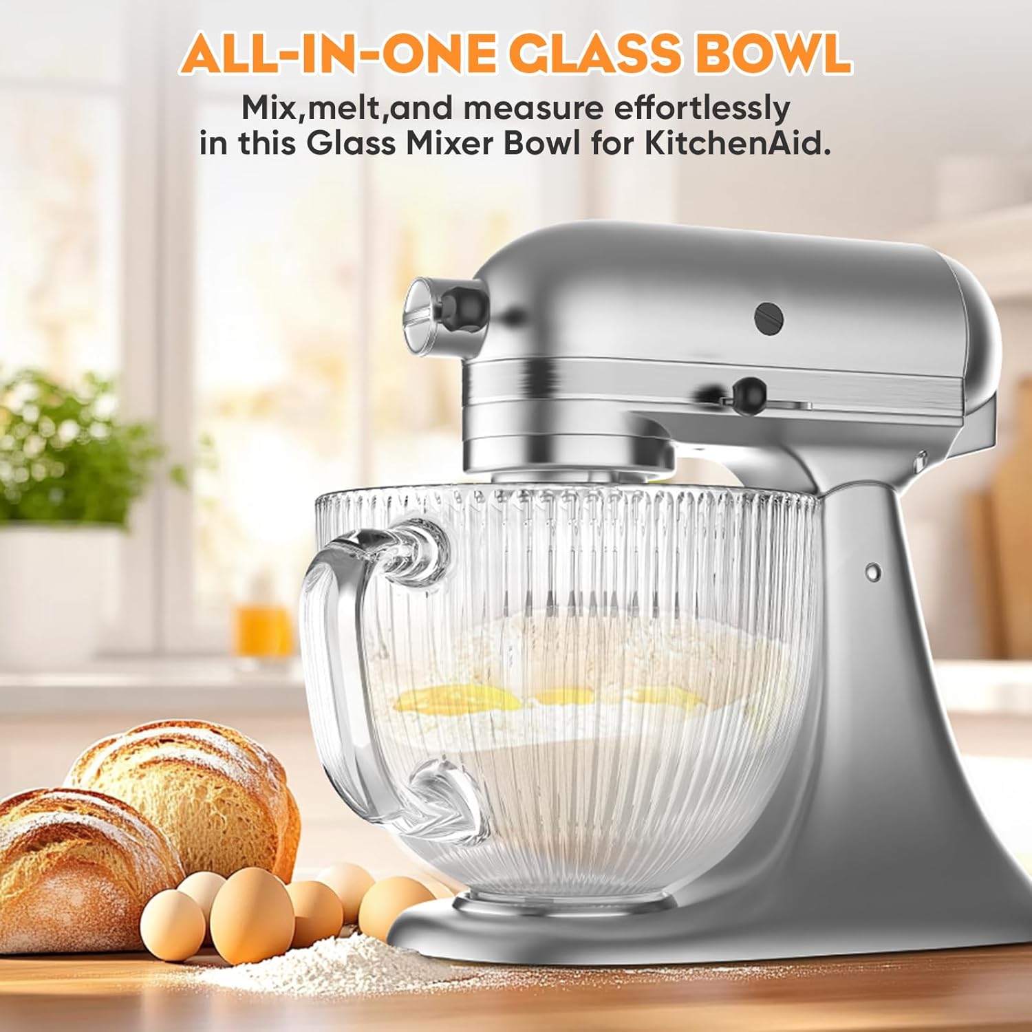 GVODE Glass Bowl for Kitchenai - Commercial Kitchen Aid Mixer recensione e prezzo