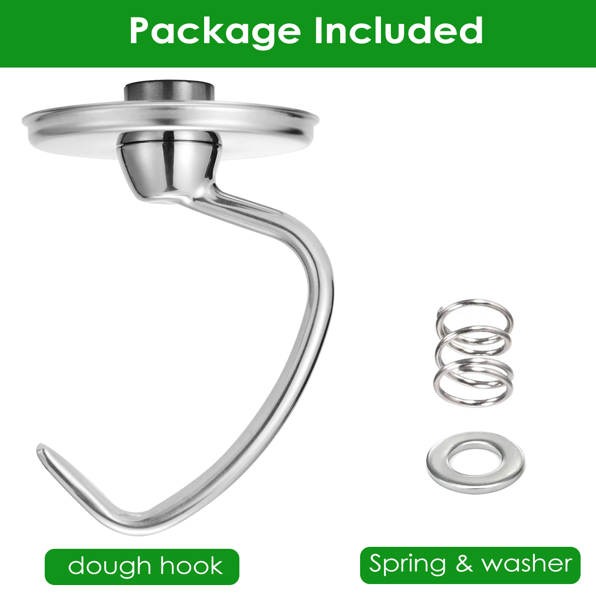 Stainless Steel Dough Hook Wit - Commercial Kitchen Aid Mixer recensione e prezzo