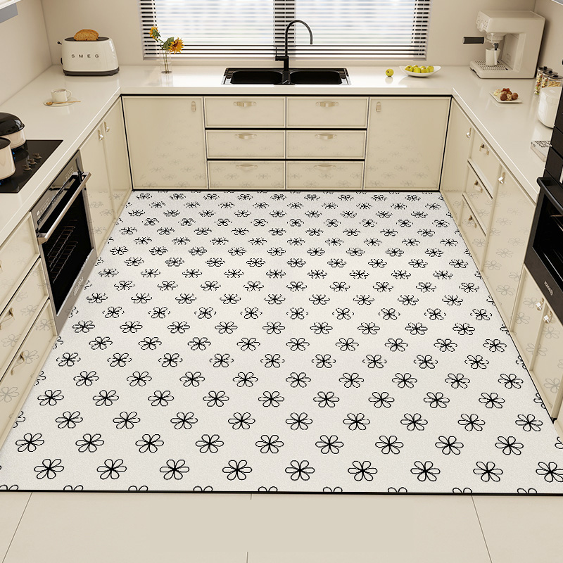 Black Kitchen Rug Pvc Waterpro - Commercial Kitchen Vinyl Flooring recensione e prezzo