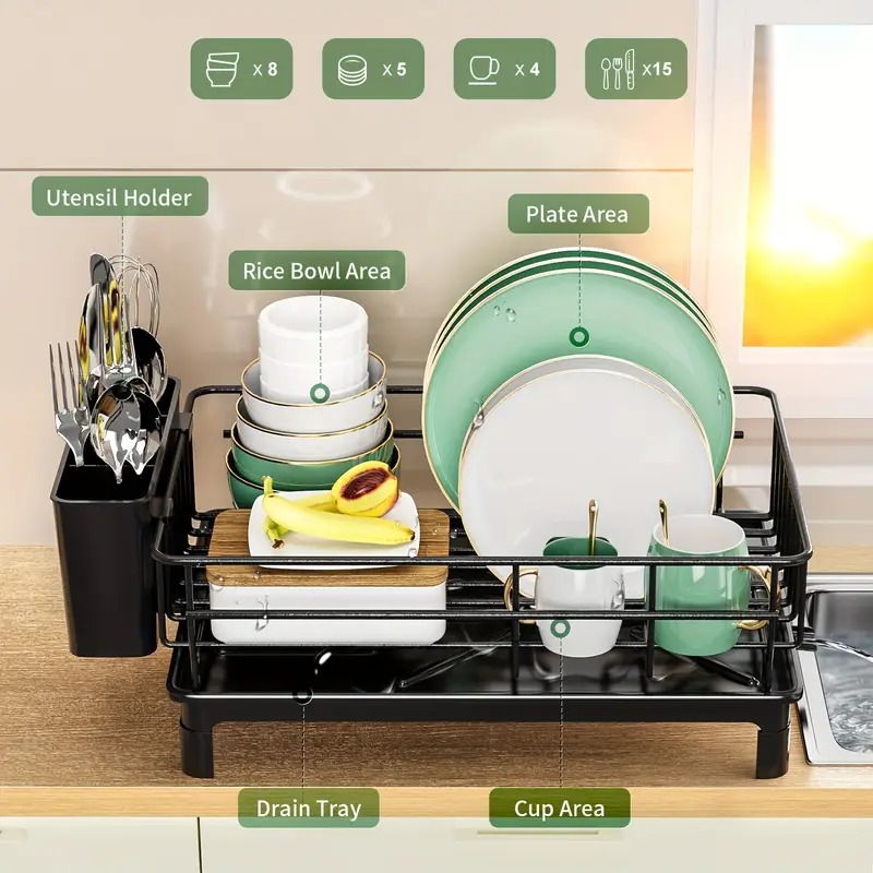 Rustproof Dish Drying Rack Kit - Commercial Kitchen Floor Drain recensione e prezzo