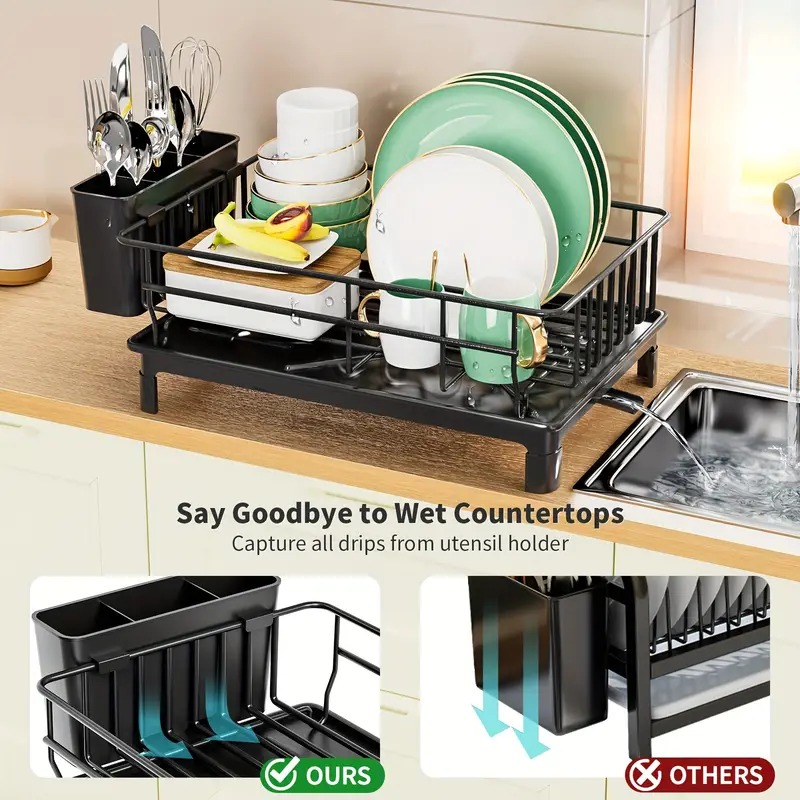 Rustproof Dish Drying Rack Kit - Commercial Kitchen Floor Drain recensione e prezzo