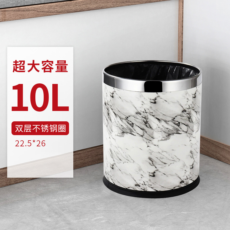 Trash Can Household KTV Hotel  - Commercial Kitchen Trash Can recensione e prezzo