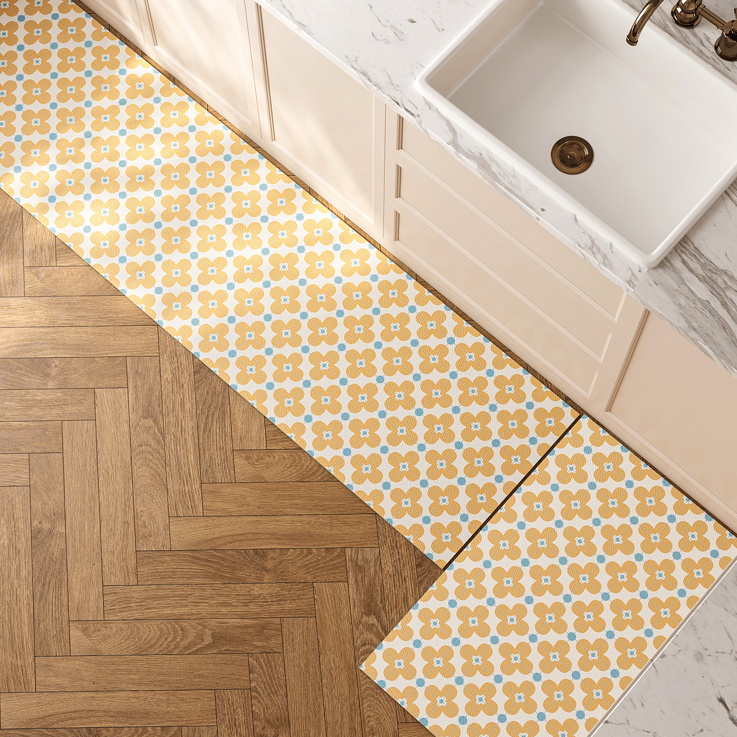 Kitchen Floor Mat Vinyl Rug Pv - Commercial Kitchen Vinyl Flooring recensione e prezzo