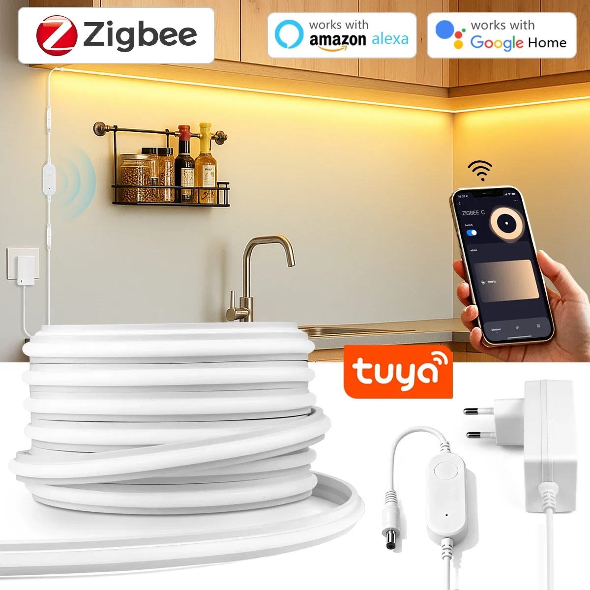 Zigbee 3.0 24V Neon LED Strip  - Commercial Kitchen Lighting recensione e prezzo