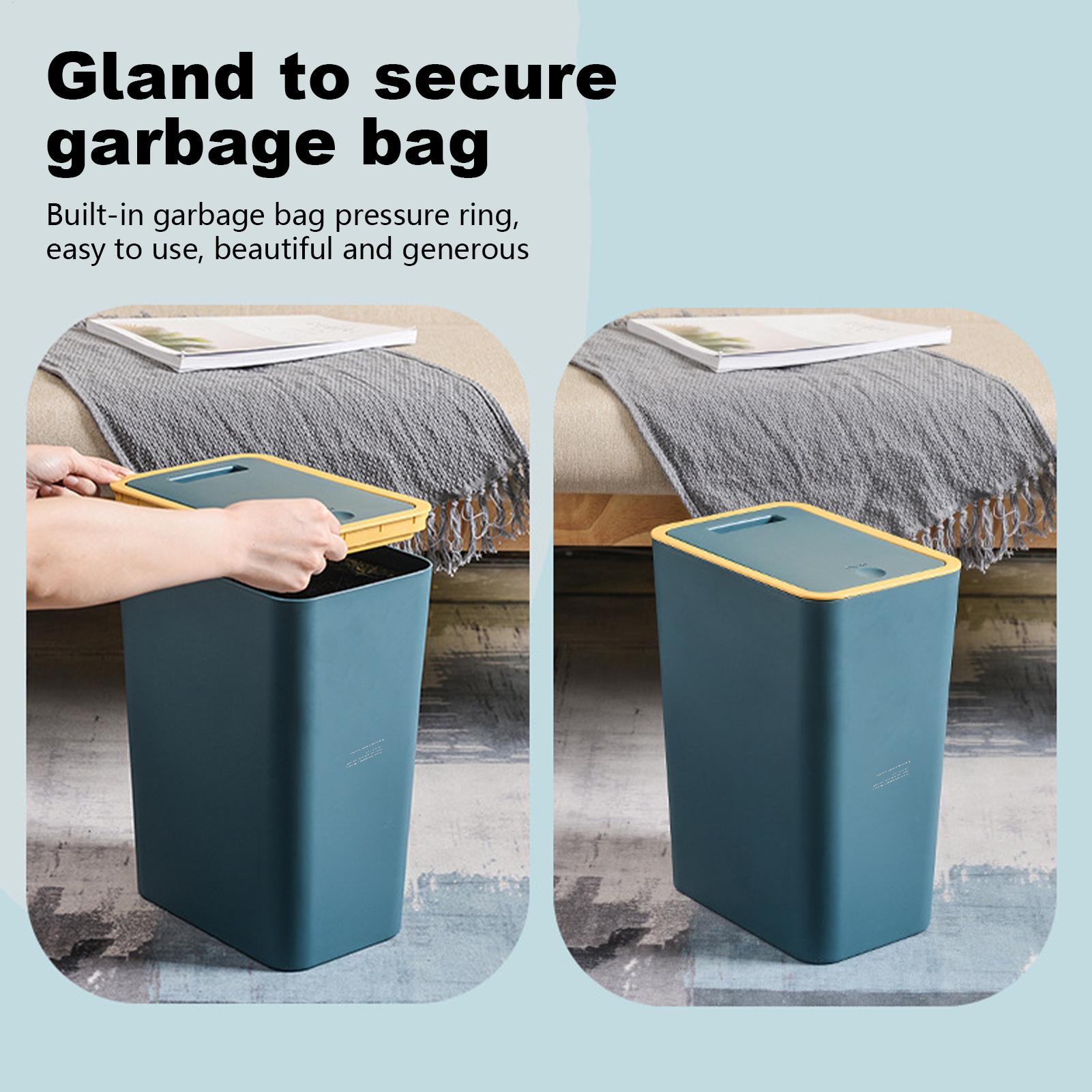 Bathroom Trash Can with Press  - Commercial Kitchen Trash Can recensione e prezzo
